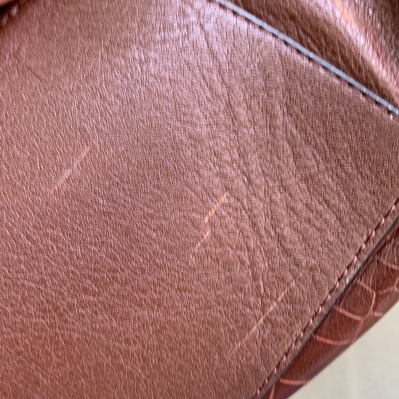 Coach Mocha Leather Shoulder Bag - Picture 15 of 16